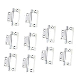 Maxbell 10 Pieces Door Hinges Premium Accessories for Living Room Cabinets White