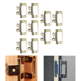 Maxbell 10 Pieces Door Hinges Premium Accessories for Living Room Cabinets Multicolor