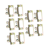 Maxbell 10 Pieces Door Hinges Premium Accessories for Living Room Cabinets Multicolor