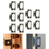 Maxbell 10 Pieces Door Hinges Premium Accessories for Living Room Cabinets Blue Antique