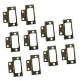 Maxbell 10 Pieces Door Hinges Premium Accessories for Living Room Cabinets Blue Antique