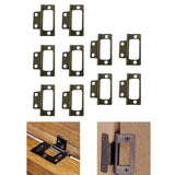 Maxbell 10 Pieces Door Hinges Premium Accessories for Living Room Cabinets Blue Antique