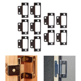 Maxbell 10 Pieces Door Hinges Premium Accessories for Living Room Cabinets Red Antique
