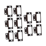 Maxbell 10 Pieces Door Hinges Premium Accessories for Living Room Cabinets Red Antique