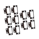 Maxbell 10 Pieces Door Hinges Premium Accessories for Living Room Cabinets Red Antique
