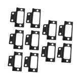 Maxbell 10 Pieces Door Hinges Premium Accessories for Living Room Cabinets Black