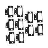 Maxbell 10 Pieces Door Hinges Premium Accessories for Living Room Cabinets Black