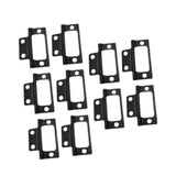 Maxbell 10 Pieces Door Hinges Premium Accessories for Living Room Cabinets Black