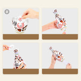 Maxbell 3D Vase Puzzle Decoration 160 Pieces Flower Planter for Gift Tabletop Garden