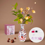 Maxbell 3D Vase Puzzle Decoration 160 Pieces Flower Planter for Gift Tabletop Garden