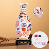 Maxbell 3D Vase Puzzle Decoration 160 Pieces Flower Planter for Gift Tabletop Garden