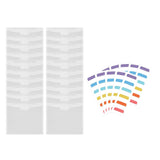 Maxbell 36 Pieces File Folders with 60 Index Tabs for Bill Receipt College