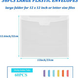 Maxbell 36 Pieces File Folders with 60 Index Tabs for Bill Receipt College