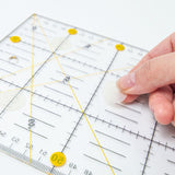 Maxbell 60Pcs Antiskid Pads for Patchwork Rulers Adhesive Rings for Studio Dorm Home