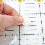 Maxbell 60Pcs Antiskid Pads for Patchwork Rulers Adhesive Rings for Studio Dorm Home