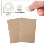 Maxbell 60Pcs Antiskid Pads for Patchwork Rulers Adhesive Rings for Studio Dorm Home