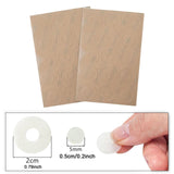 Maxbell 60Pcs Antiskid Pads for Patchwork Rulers Adhesive Rings for Studio Dorm Home
