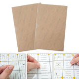 Maxbell 60Pcs Antiskid Pads for Patchwork Rulers Adhesive Rings for Studio Dorm Home