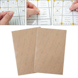 Maxbell 60Pcs Antiskid Pads for Patchwork Rulers Adhesive Rings for Studio Dorm Home