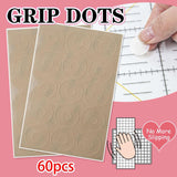 Maxbell 60Pcs Antiskid Pads for Patchwork Rulers Adhesive Rings for Studio Dorm Home