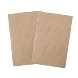 Maxbell 60Pcs Antiskid Pads for Patchwork Rulers Adhesive Rings for Studio Dorm Home