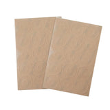 Maxbell 60Pcs Antiskid Pads for Patchwork Rulers Adhesive Rings for Studio Dorm Home