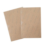 Maxbell 60Pcs Antiskid Pads for Patchwork Rulers Adhesive Rings for Studio Dorm Home