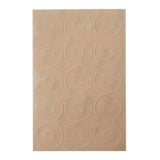 Maxbell 60Pcs Antiskid Pads for Patchwork Rulers Adhesive Rings for Studio Dorm Home