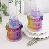 Maxbell Castle Storage Box Silicone Mould Storage Jar Resin Casting DIY Making Craft