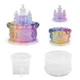 Maxbell Castle Storage Box Silicone Mould Storage Jar Resin Casting DIY Making Craft