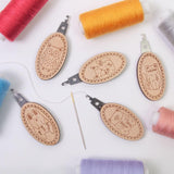 Maxbell 2 Pieces Needle Threaders Portable for DIY Sewing Quilting Crafting Projects Set A