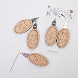 Maxbell 2 Pieces Needle Threaders Portable for DIY Sewing Quilting Crafting Projects Set A