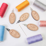 Maxbell 2 Pieces Needle Threaders Portable for DIY Sewing Quilting Crafting Projects Set A