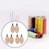 Maxbell 2 Pieces Needle Threaders Portable for DIY Sewing Quilting Crafting Projects Set A