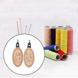 Maxbell 2 Pieces Needle Threaders Portable for DIY Sewing Quilting Crafting Projects Set A