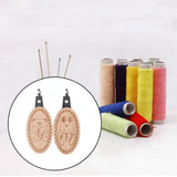 Maxbell 2 Pieces Needle Threaders Portable for DIY Sewing Quilting Crafting Projects Set B