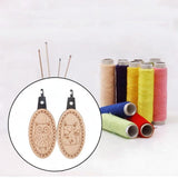 Maxbell 2 Pieces Needle Threaders Portable for DIY Sewing Quilting Crafting Projects Set C