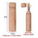 Maxbell Cute Pin Cushion with Pins Needle Threader Wood Household Compact Needlework Cat Shaped