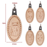 Maxbell Cute Pin Cushion with Pins Needle Threader Wood Household Compact Needlework Cat Shaped