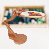 Maxbell Embroidery Hoop Stand Wood Sewing Craft Project for Cross Stitching Quilting