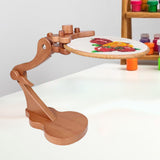 Maxbell Embroidery Hoop Stand Wood Sewing Craft Project for Cross Stitching Quilting