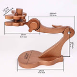 Maxbell Embroidery Hoop Stand Wood Sewing Craft Project for Cross Stitching Quilting