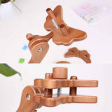 Maxbell Embroidery Hoop Stand Wood Sewing Craft Project for Cross Stitching Quilting