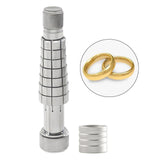 Maxbell Ring Stretcher Tool Rings Enlarger for Jewelry Shop Household DIY Enthusiast Silver
