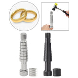 Maxbell Ring Stretcher Tool Rings Enlarger for Jewelry Shop Household DIY Enthusiast Silver