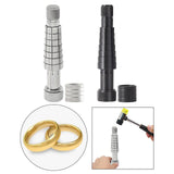 Maxbell Ring Stretcher Tool Rings Enlarger for Jewelry Shop Household DIY Enthusiast Silver