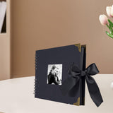 Maxbell Scrapbook Album Supplies Multifunctional for Wedding Anniversary Baby Shower Black