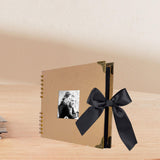 Maxbell Scrapbook Album Supplies Multifunctional for Wedding Anniversary Baby Shower Brown
