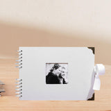 Maxbell Scrapbook Album Supplies Multifunctional for Wedding Anniversary Baby Shower White