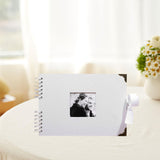 Maxbell Scrapbook Album Supplies Multifunctional for Wedding Anniversary Baby Shower White